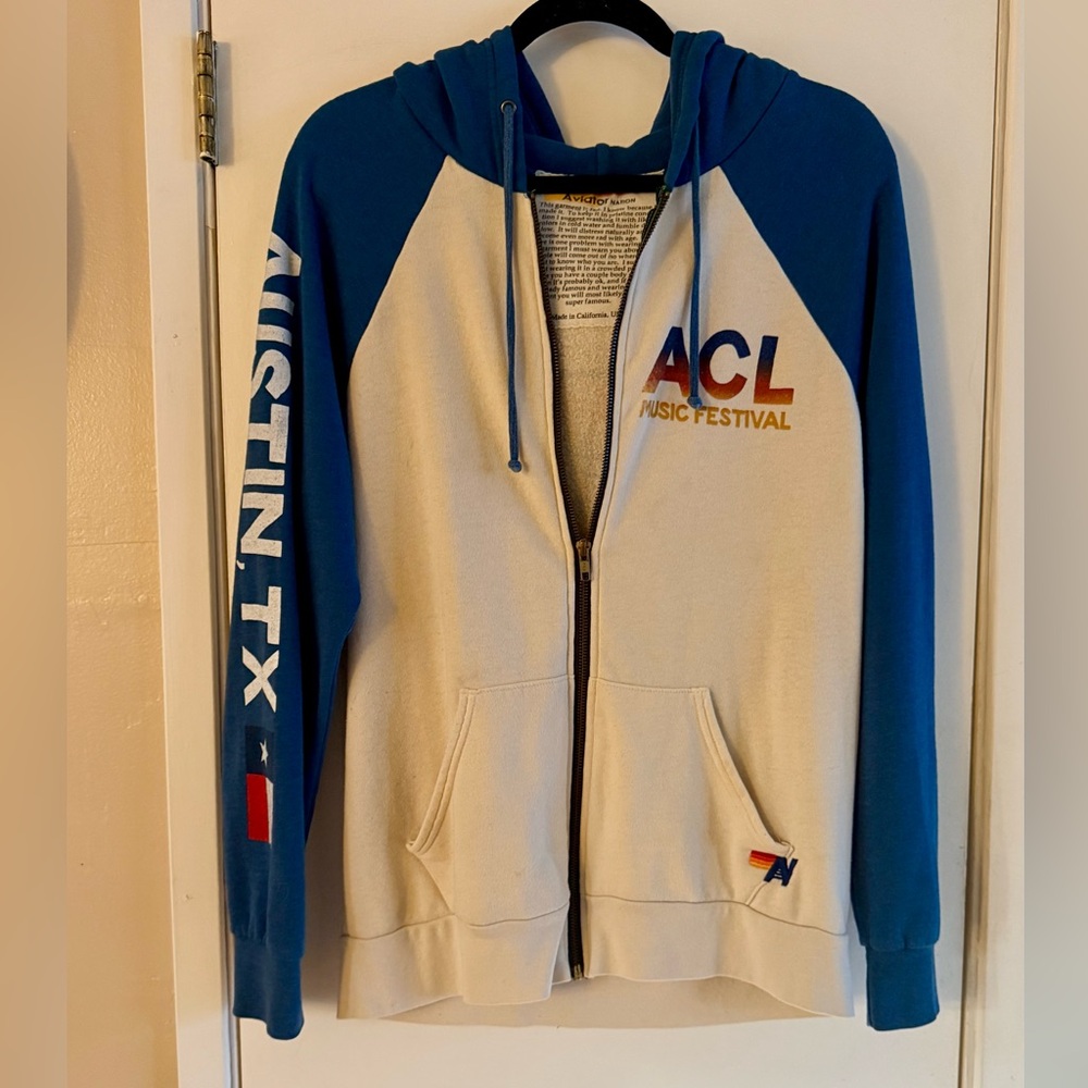 Aviator Nation ACL Music Festival Zip Up Hoodie - Picture 2 of 4